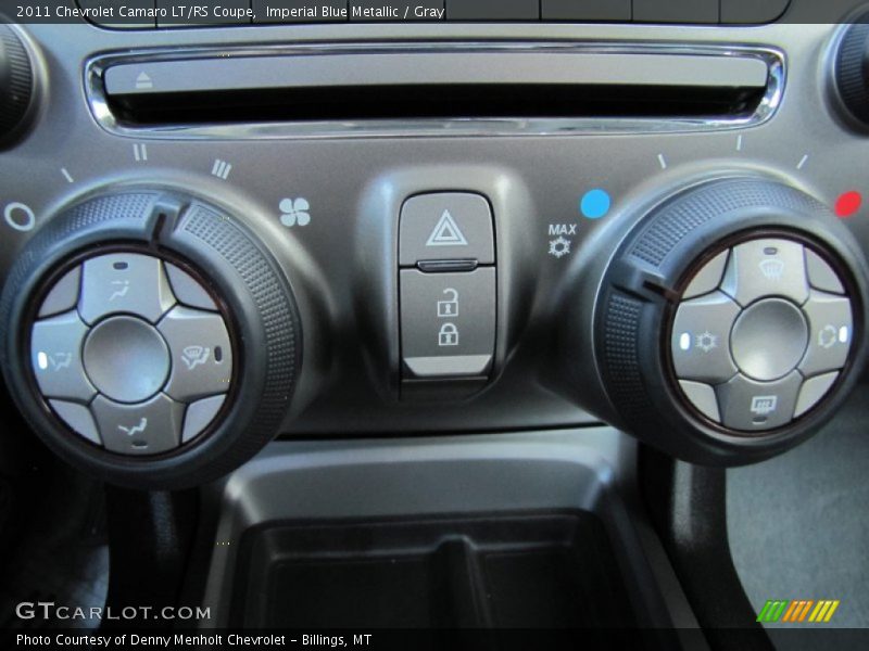 Imperial Blue Metallic / Gray 2011 Chevrolet Camaro LT/RS Coupe
