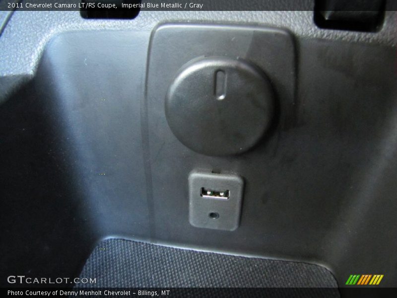 Imperial Blue Metallic / Gray 2011 Chevrolet Camaro LT/RS Coupe