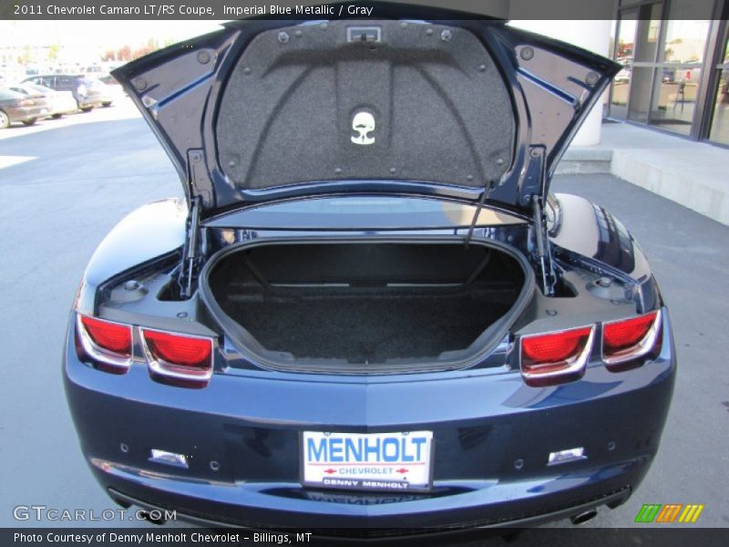 Imperial Blue Metallic / Gray 2011 Chevrolet Camaro LT/RS Coupe