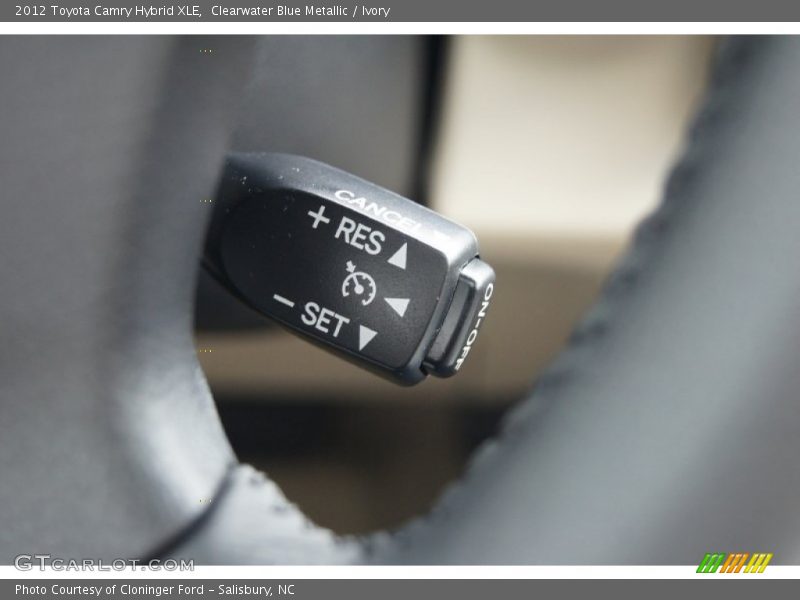 Clearwater Blue Metallic / Ivory 2012 Toyota Camry Hybrid XLE