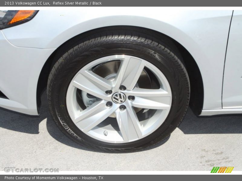 Reflex Silver Metallic / Black 2013 Volkswagen CC Lux
