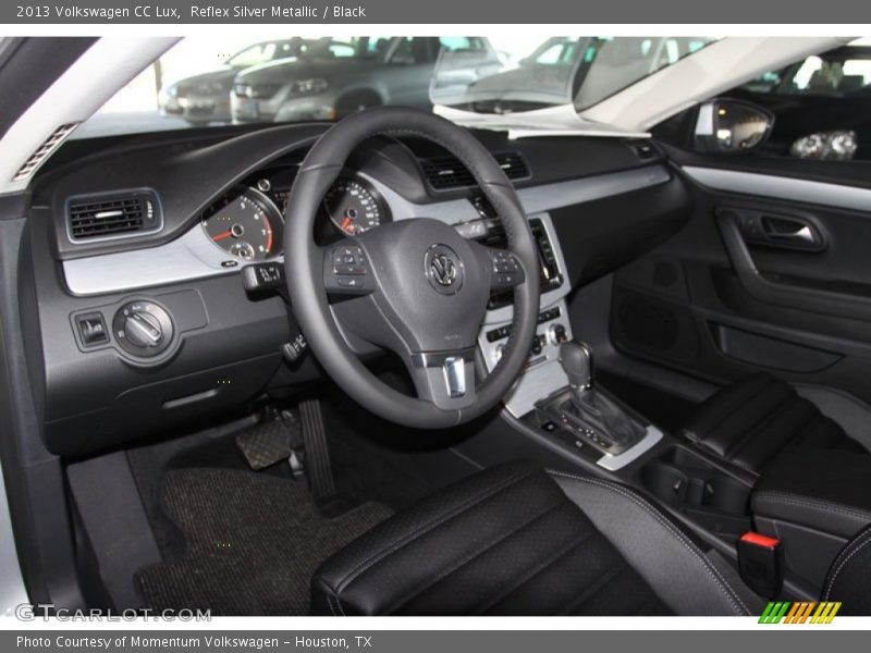 Reflex Silver Metallic / Black 2013 Volkswagen CC Lux