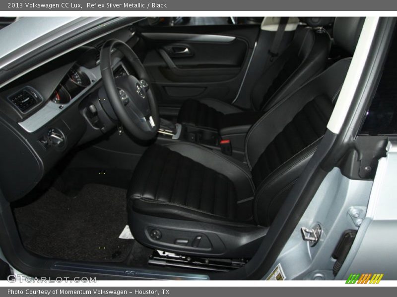 Reflex Silver Metallic / Black 2013 Volkswagen CC Lux