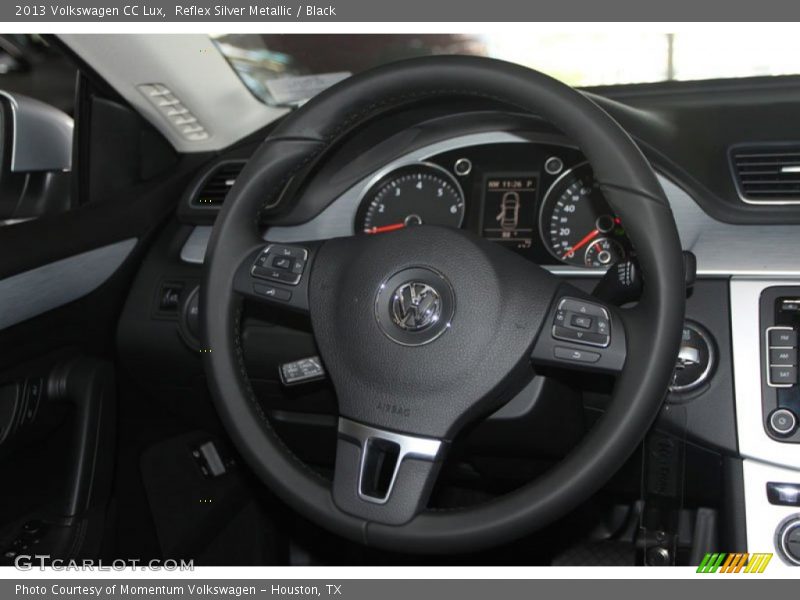 Reflex Silver Metallic / Black 2013 Volkswagen CC Lux