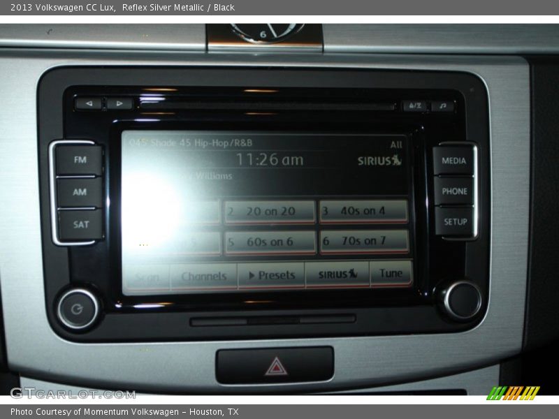 Reflex Silver Metallic / Black 2013 Volkswagen CC Lux