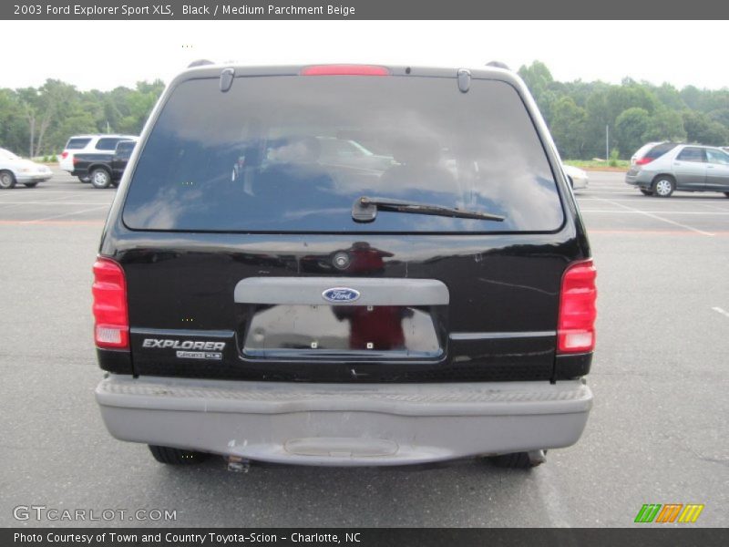 Black / Medium Parchment Beige 2003 Ford Explorer Sport XLS