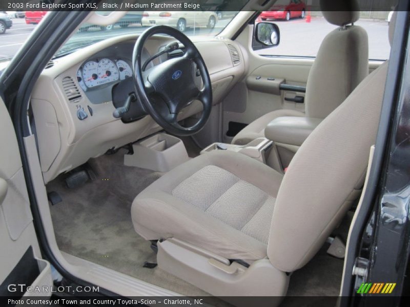 Front Seat of 2003 Explorer Sport XLS