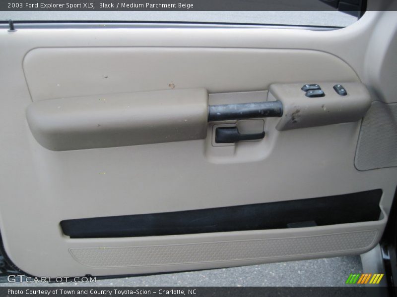 Black / Medium Parchment Beige 2003 Ford Explorer Sport XLS