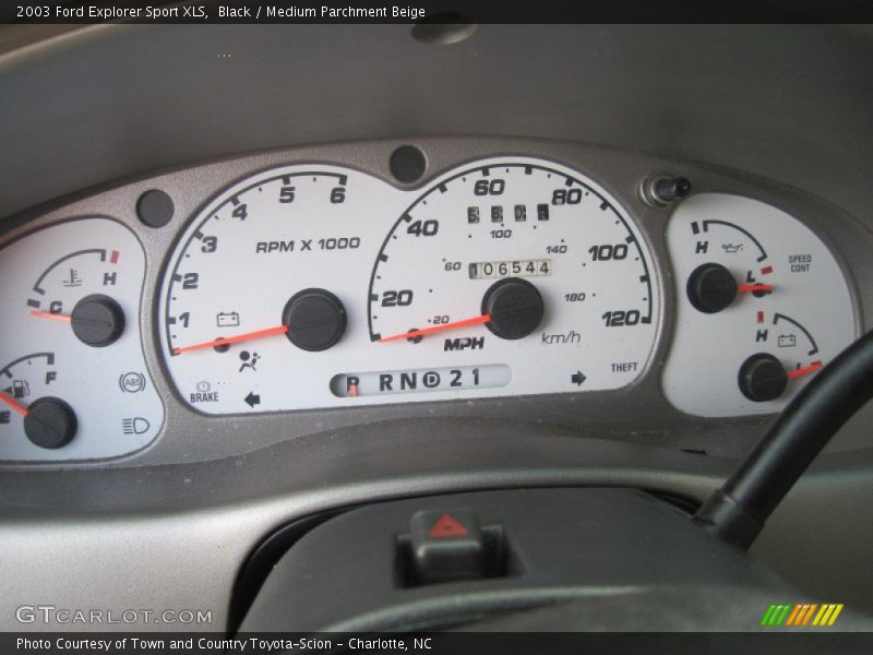  2003 Explorer Sport XLS Sport XLS Gauges