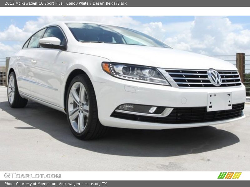 Candy White / Desert Beige/Black 2013 Volkswagen CC Sport Plus