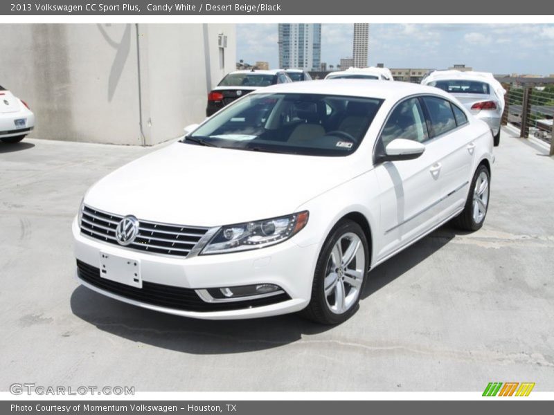 Candy White / Desert Beige/Black 2013 Volkswagen CC Sport Plus