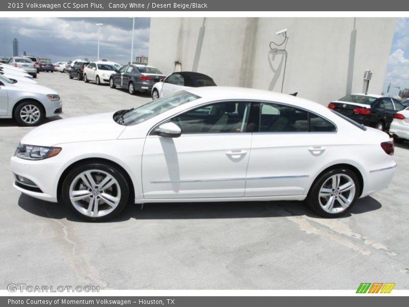 Candy White / Desert Beige/Black 2013 Volkswagen CC Sport Plus