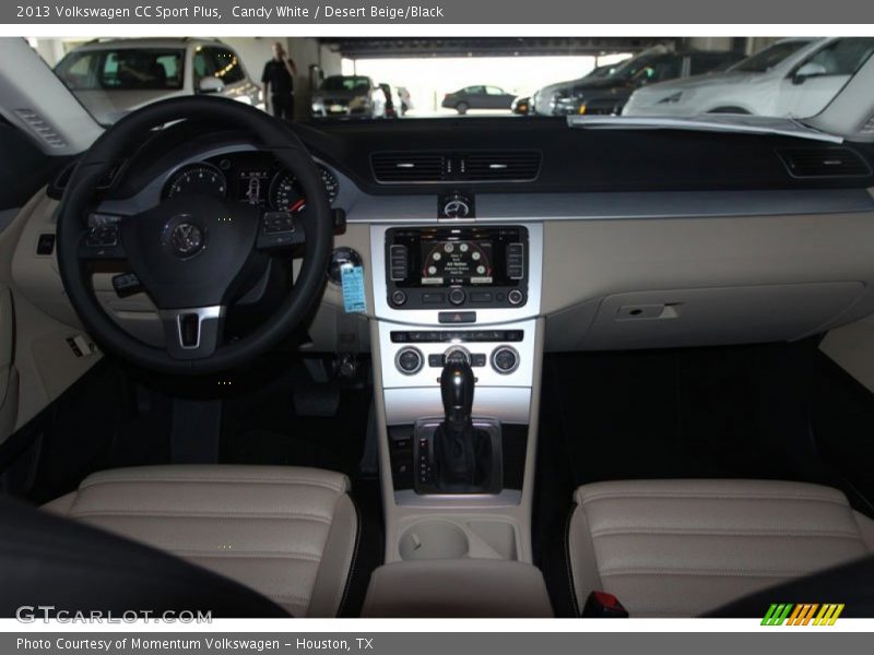 Candy White / Desert Beige/Black 2013 Volkswagen CC Sport Plus
