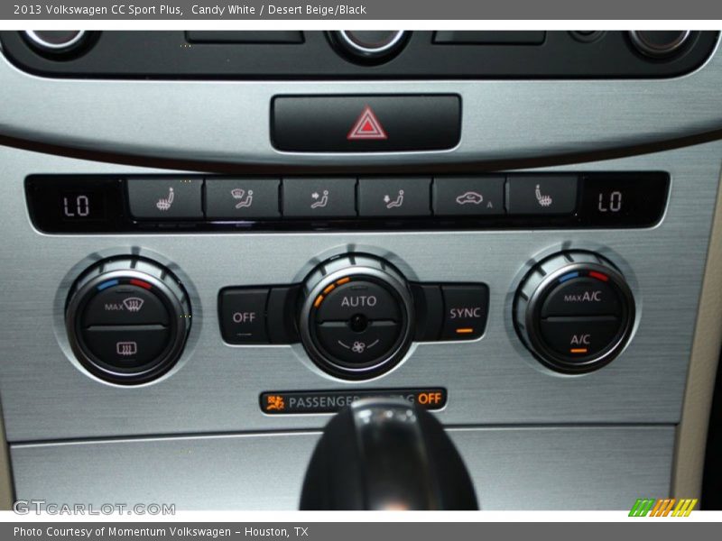 Candy White / Desert Beige/Black 2013 Volkswagen CC Sport Plus