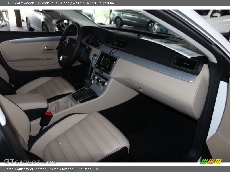 Candy White / Desert Beige/Black 2013 Volkswagen CC Sport Plus