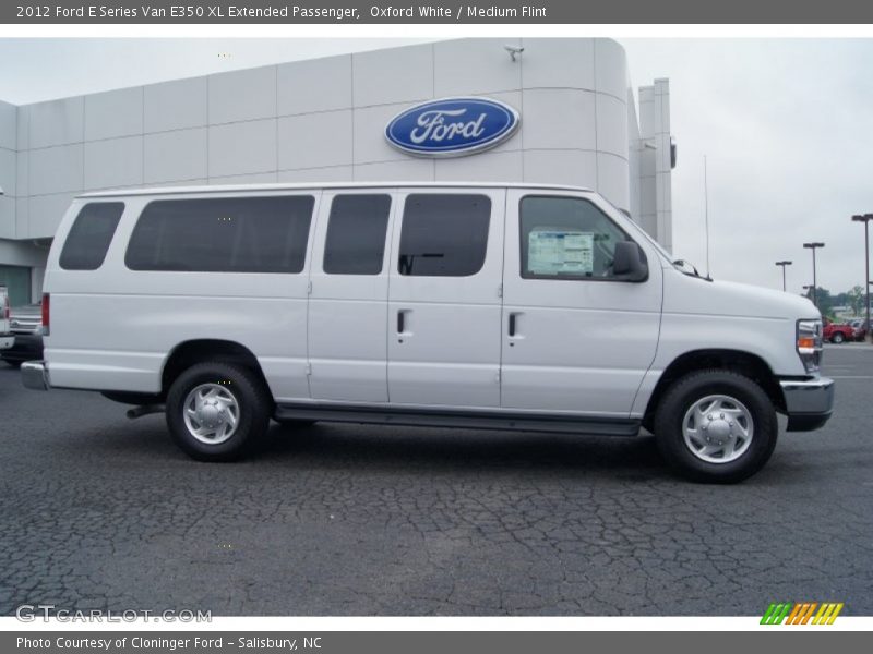  2012 E Series Van E350 XL Extended Passenger Oxford White