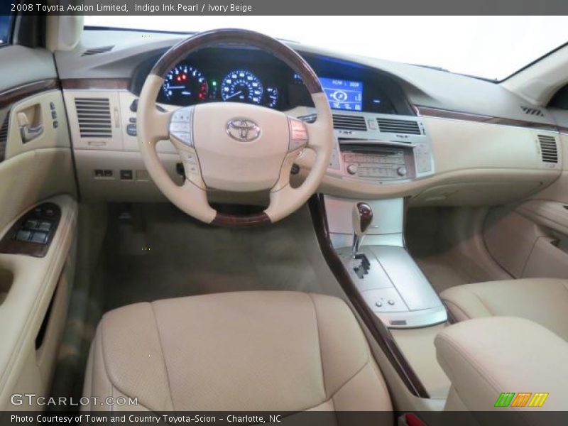 Indigo Ink Pearl / Ivory Beige 2008 Toyota Avalon Limited