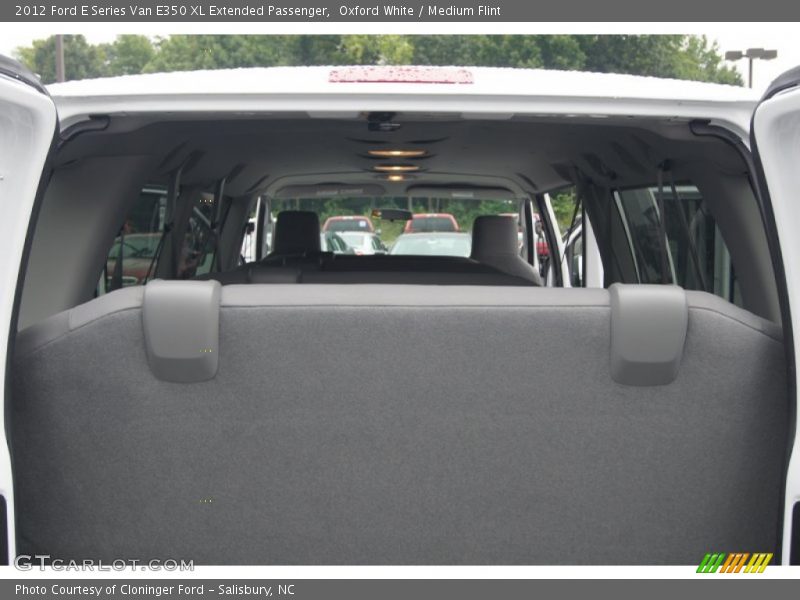 Oxford White / Medium Flint 2012 Ford E Series Van E350 XL Extended Passenger