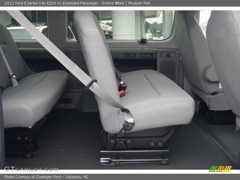 Rear Seat of 2012 E Series Van E350 XL Extended Passenger