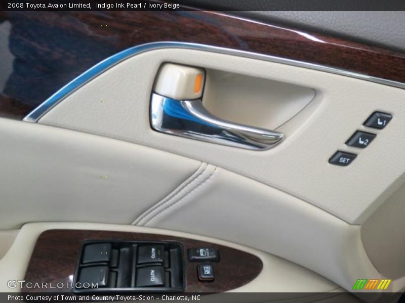 Indigo Ink Pearl / Ivory Beige 2008 Toyota Avalon Limited