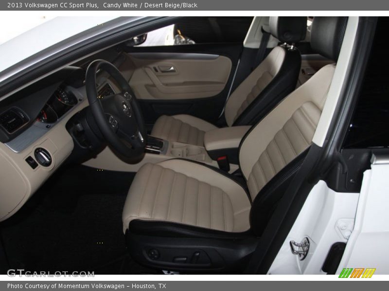 Candy White / Desert Beige/Black 2013 Volkswagen CC Sport Plus