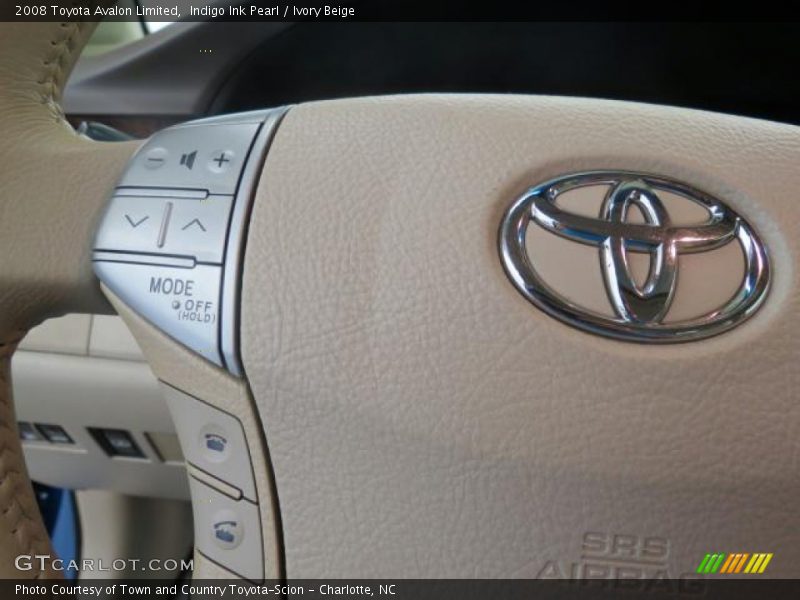 Indigo Ink Pearl / Ivory Beige 2008 Toyota Avalon Limited