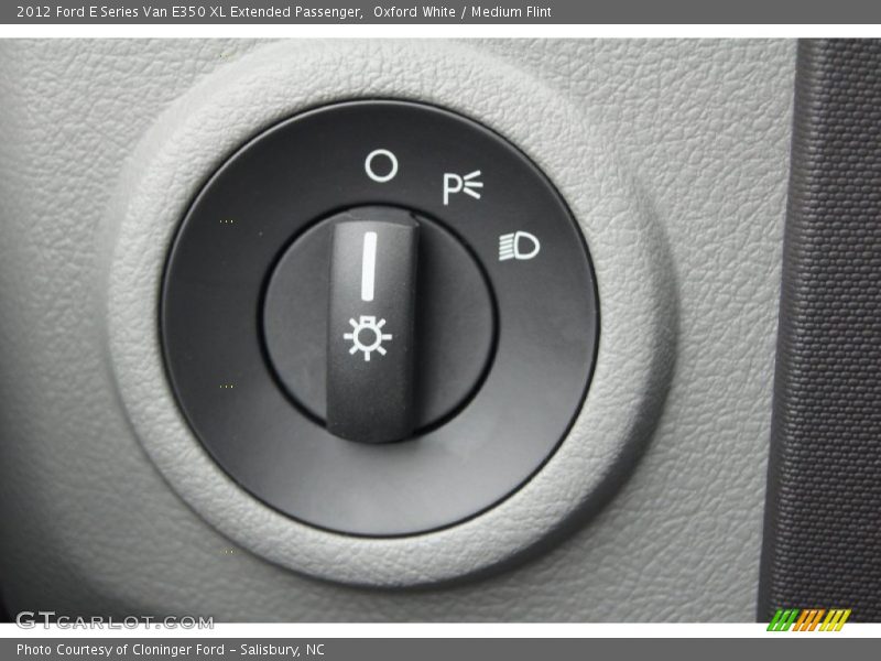 Controls of 2012 E Series Van E350 XL Extended Passenger