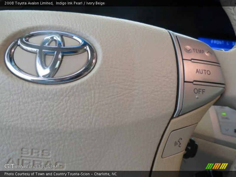 Indigo Ink Pearl / Ivory Beige 2008 Toyota Avalon Limited