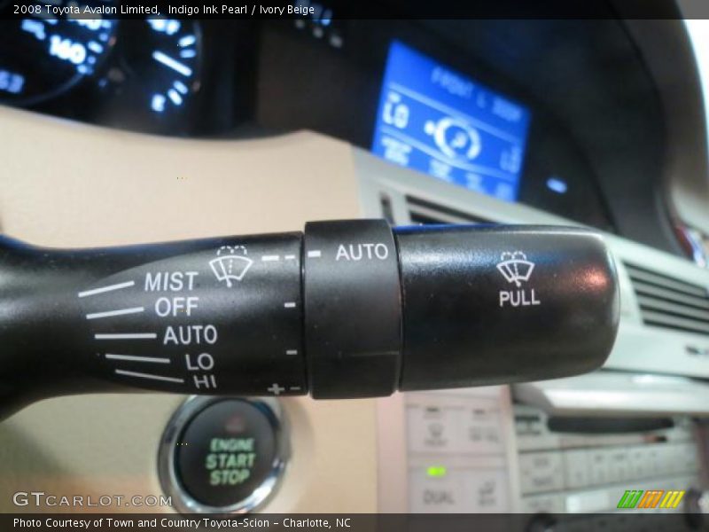 Indigo Ink Pearl / Ivory Beige 2008 Toyota Avalon Limited