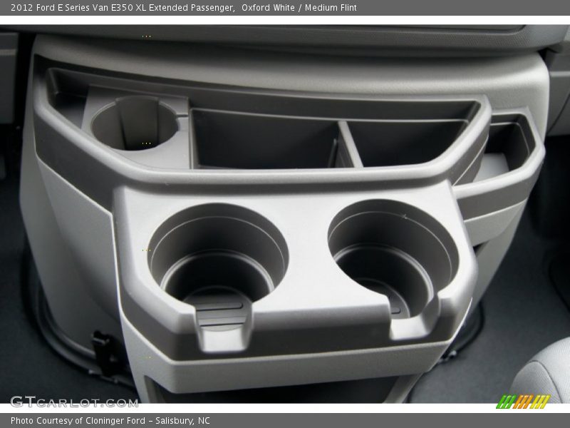 Oxford White / Medium Flint 2012 Ford E Series Van E350 XL Extended Passenger