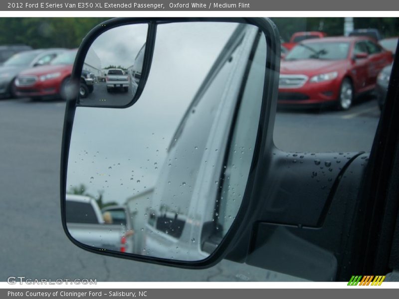 Oxford White / Medium Flint 2012 Ford E Series Van E350 XL Extended Passenger