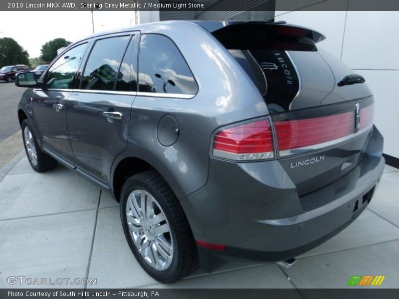 Sterling Grey Metallic / Medium Light Stone 2010 Lincoln MKX AWD