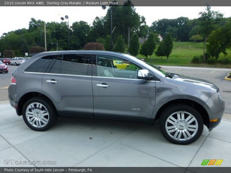 Sterling Grey Metallic / Medium Light Stone 2010 Lincoln MKX AWD