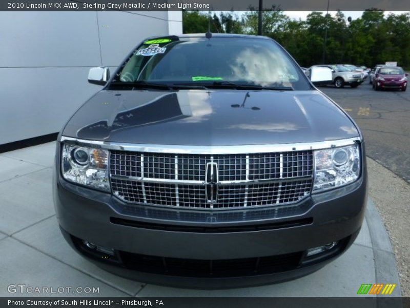 Sterling Grey Metallic / Medium Light Stone 2010 Lincoln MKX AWD