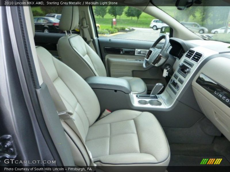 Sterling Grey Metallic / Medium Light Stone 2010 Lincoln MKX AWD