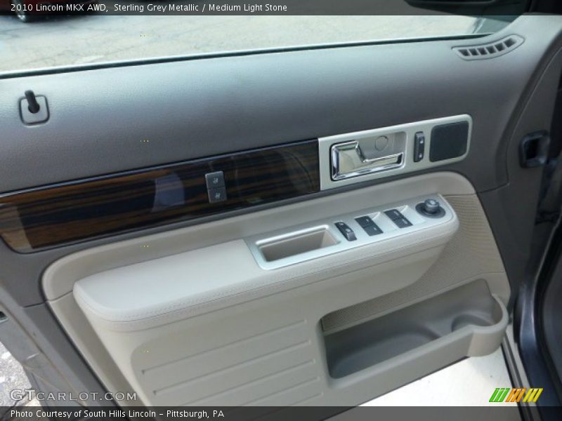 Sterling Grey Metallic / Medium Light Stone 2010 Lincoln MKX AWD
