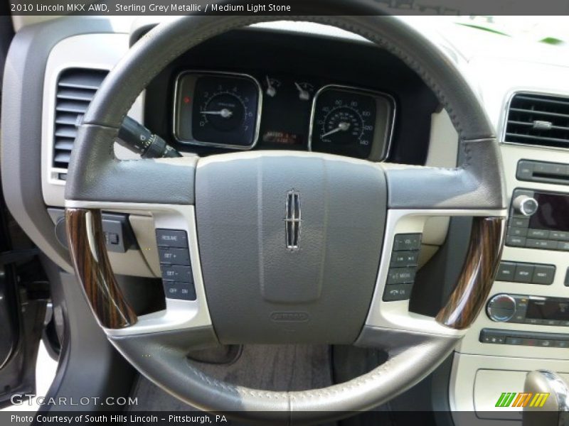 Sterling Grey Metallic / Medium Light Stone 2010 Lincoln MKX AWD