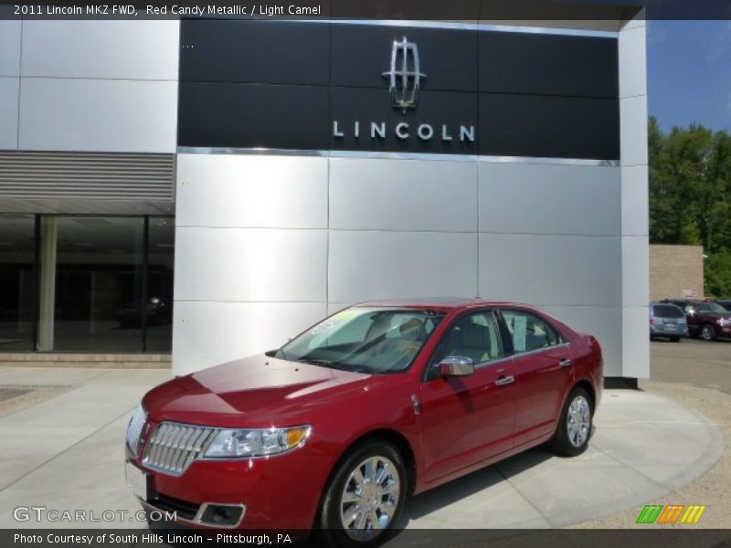 Red Candy Metallic / Light Camel 2011 Lincoln MKZ FWD