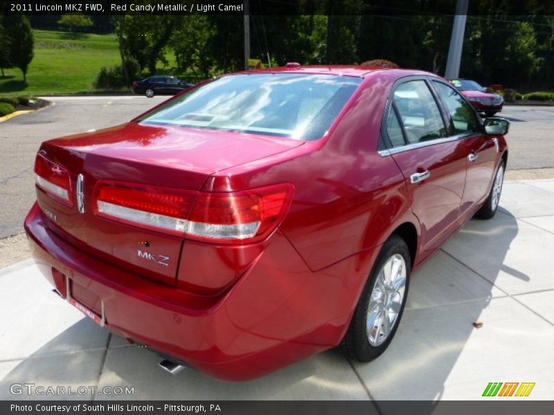 Red Candy Metallic / Light Camel 2011 Lincoln MKZ FWD