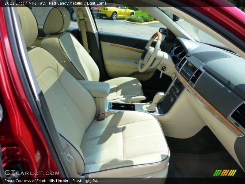 Red Candy Metallic / Light Camel 2011 Lincoln MKZ FWD