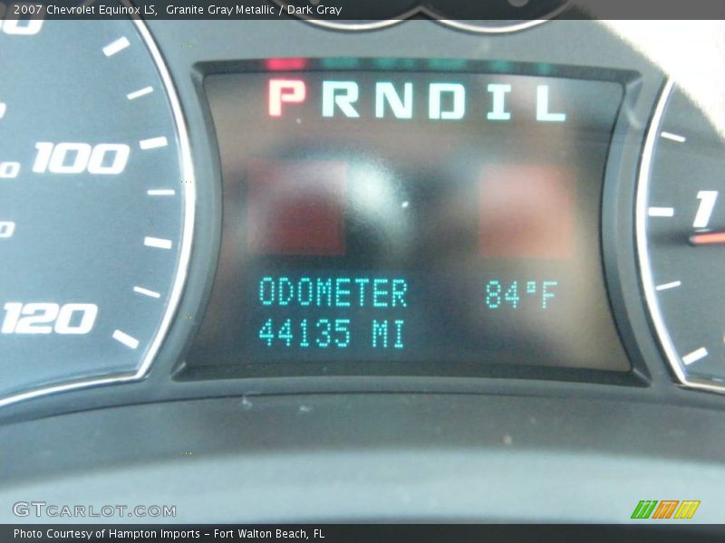 Granite Gray Metallic / Dark Gray 2007 Chevrolet Equinox LS