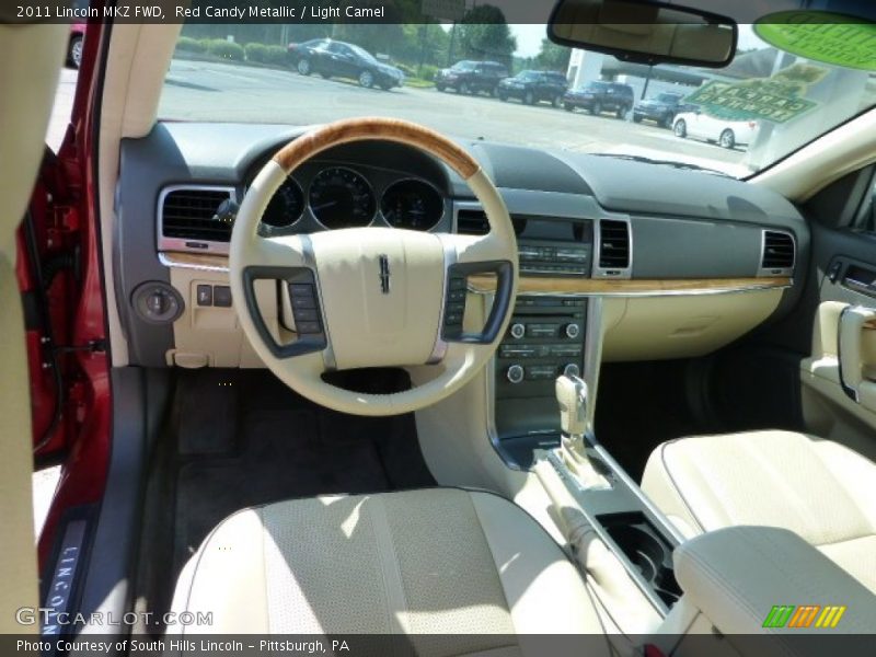 Red Candy Metallic / Light Camel 2011 Lincoln MKZ FWD