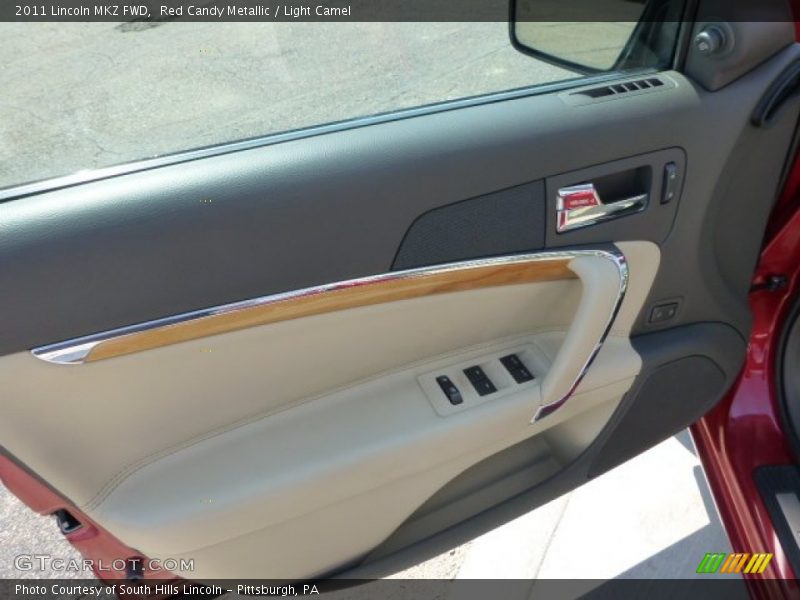 Red Candy Metallic / Light Camel 2011 Lincoln MKZ FWD