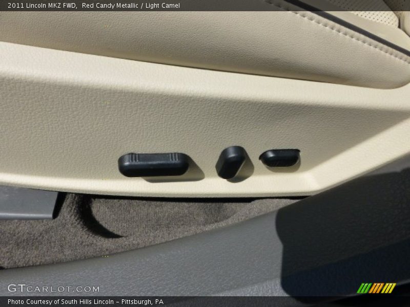 Red Candy Metallic / Light Camel 2011 Lincoln MKZ FWD
