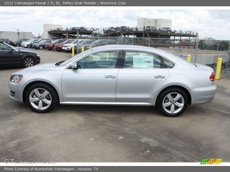 Reflex Silver Metallic / Moonrock Gray 2013 Volkswagen Passat 2.5L SE