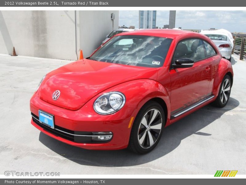Tornado Red / Titan Black 2012 Volkswagen Beetle 2.5L