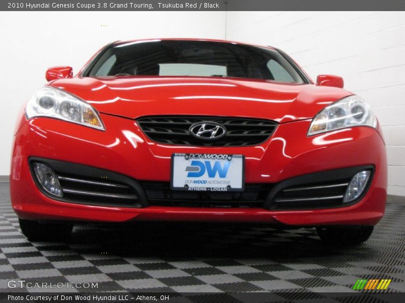 Tsukuba Red / Black 2010 Hyundai Genesis Coupe 3.8 Grand Touring