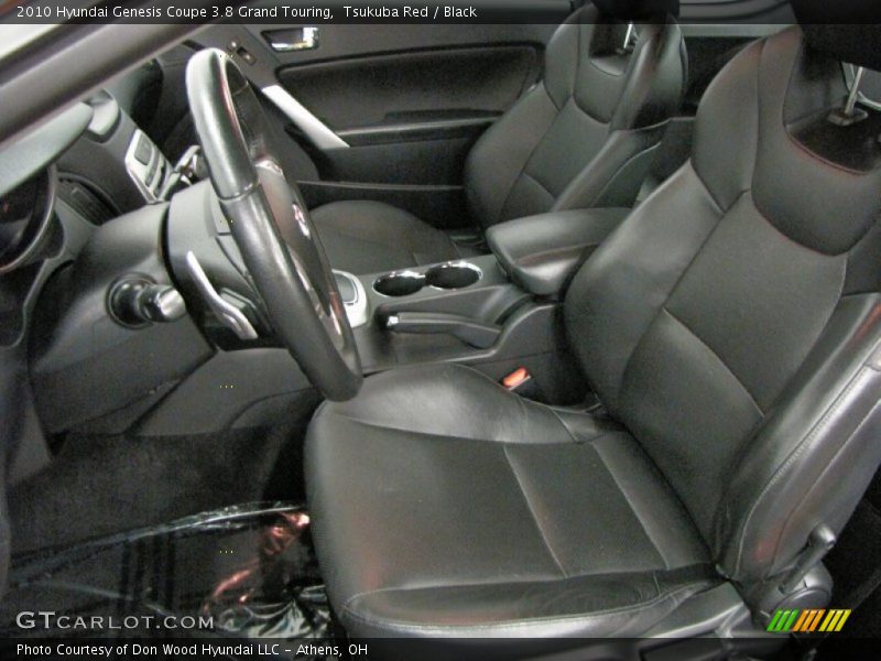 Front Seat of 2010 Genesis Coupe 3.8 Grand Touring
