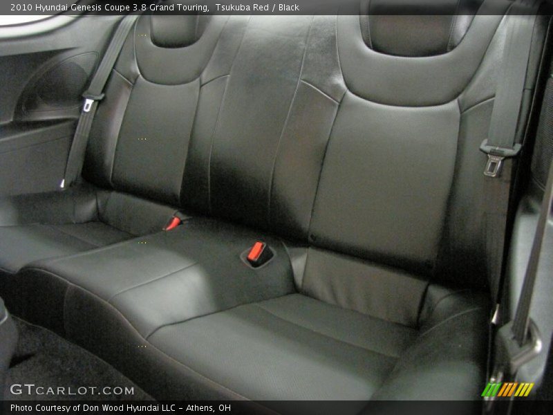 Rear Seat of 2010 Genesis Coupe 3.8 Grand Touring