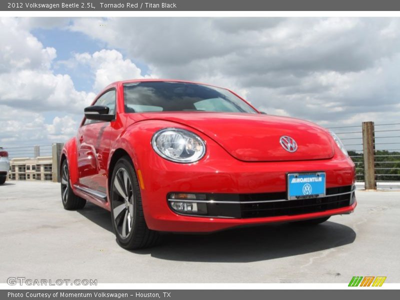 Tornado Red / Titan Black 2012 Volkswagen Beetle 2.5L